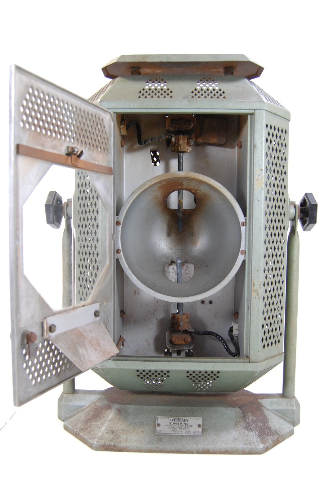 1920's Eveready Sunshine Carbon Arc Lamp by National Carbon Co. Inc