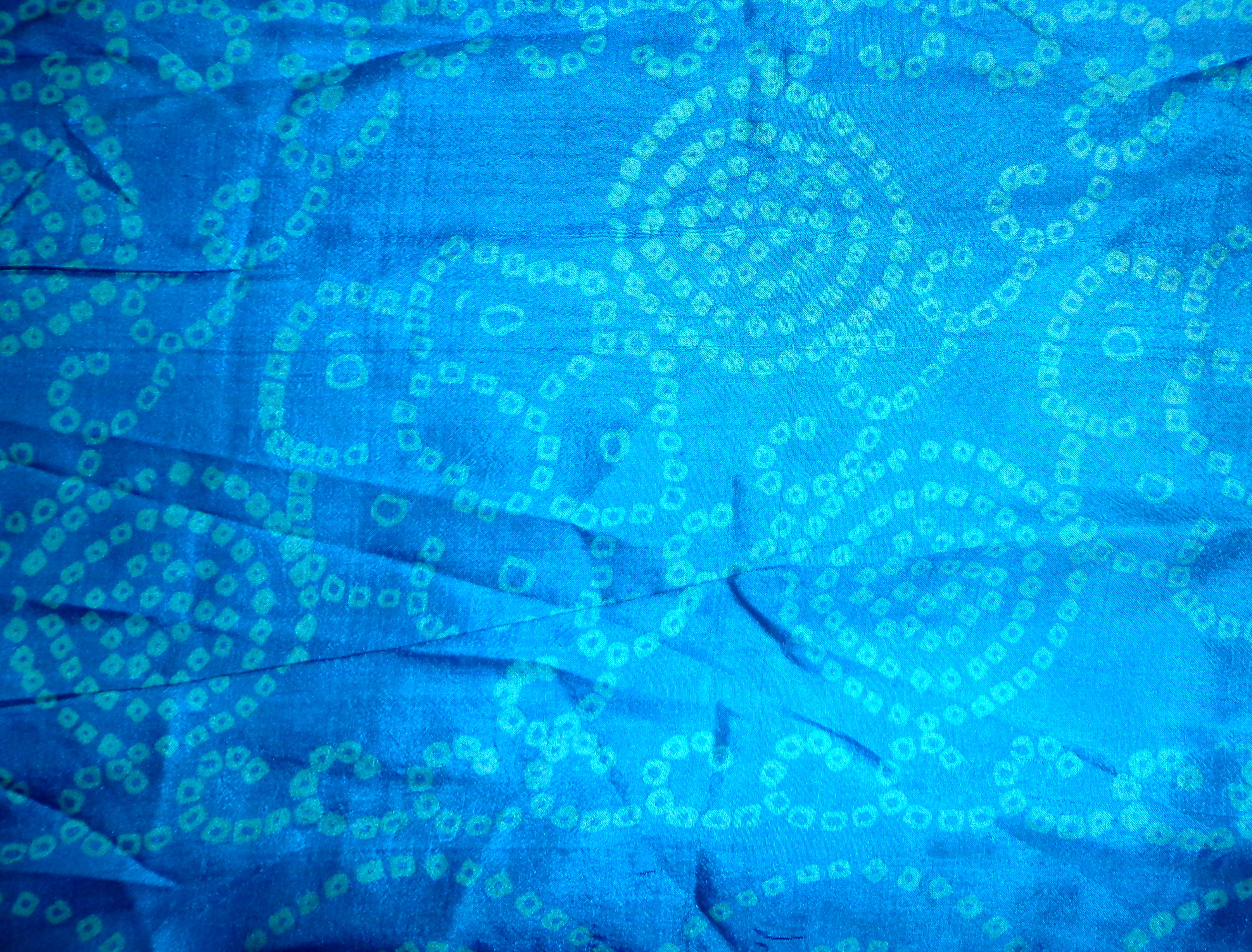 blue aqua pure silk 4 yd vintage sari saree exclusive lovely