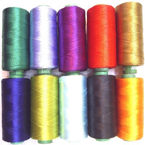 Sewing  / Embroidery Threads : Polyester / Silk