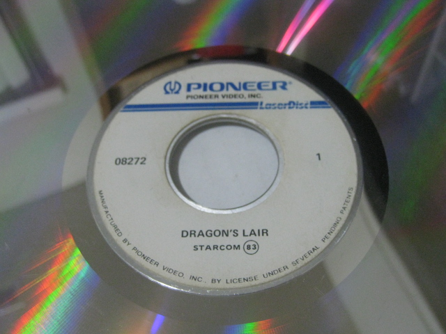 1983 DRAGONS LAIR Arcade Video Game Original Pioneer Laser Disc Starcom