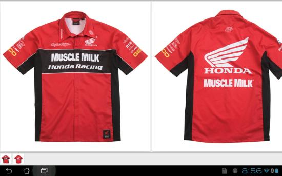 Team honda muscle milk apparel #4