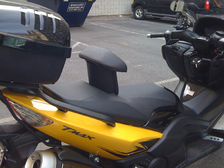 Yamaha Morphous scooter Drivers Driver Backrest back rest seat Black