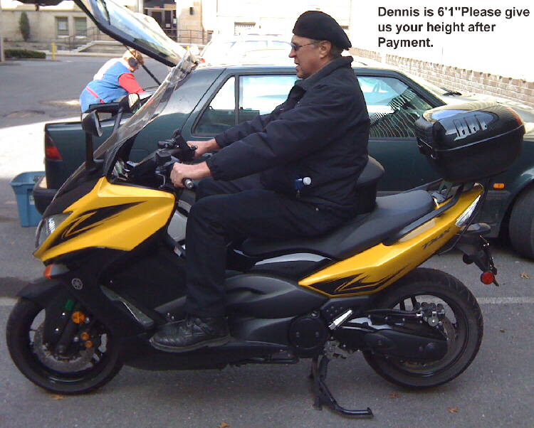 Yamaha Morphous scooter Drivers Driver Backrest back rest seat Black