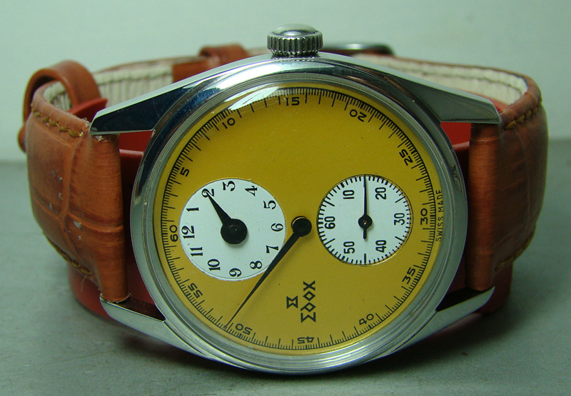 VINTAGE EDOX WINDING DOCTORS SWISS MENS WRIST WATCH OLD USED M554