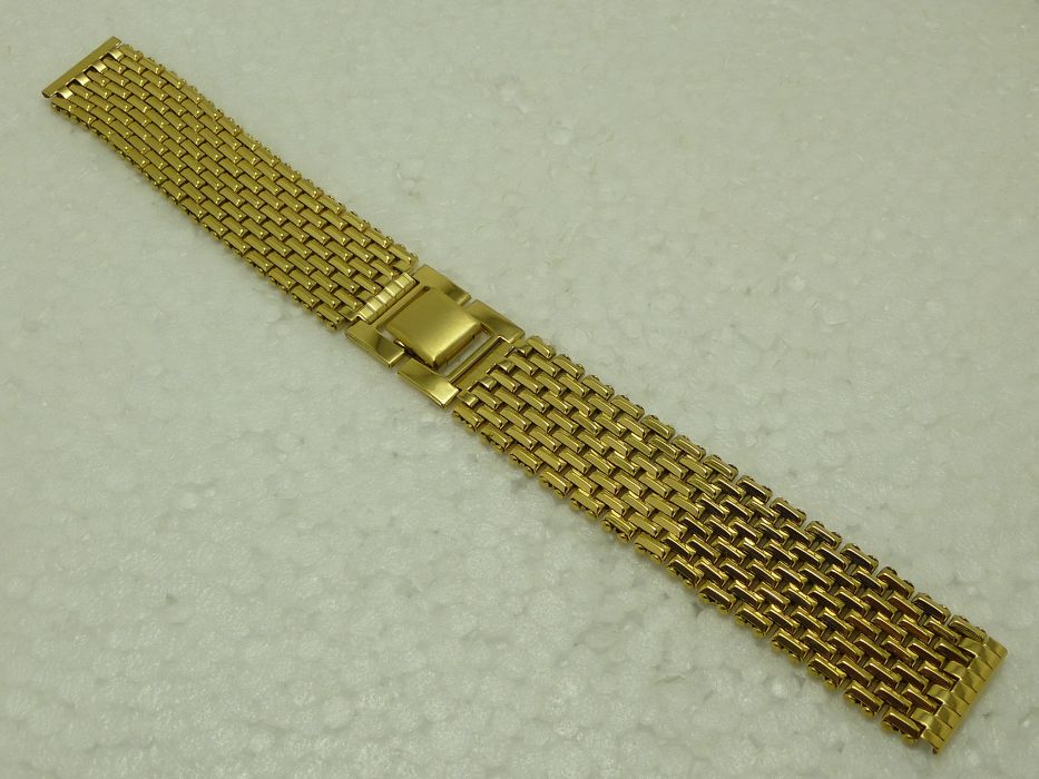 180 MM Length Wrist Watch 18mm Gold Plated Band Watch Band Jubilee eBay